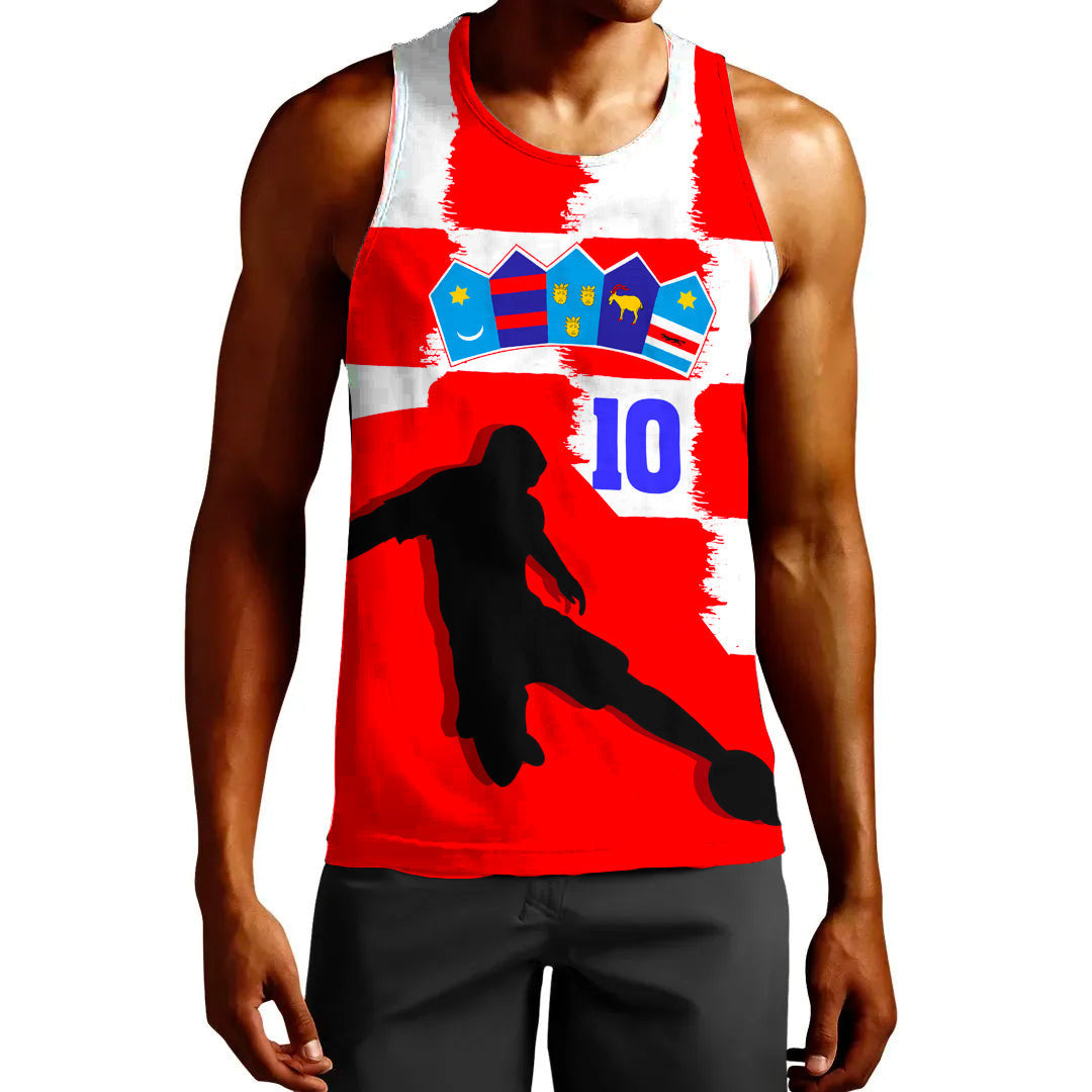 Clothing Croatia Soccer Jersey Style Tank Top