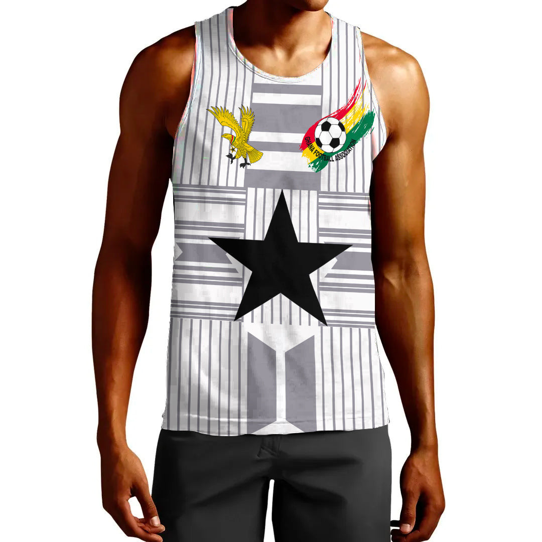 Clothing Ghana Soccer Jersey Style Tank Top