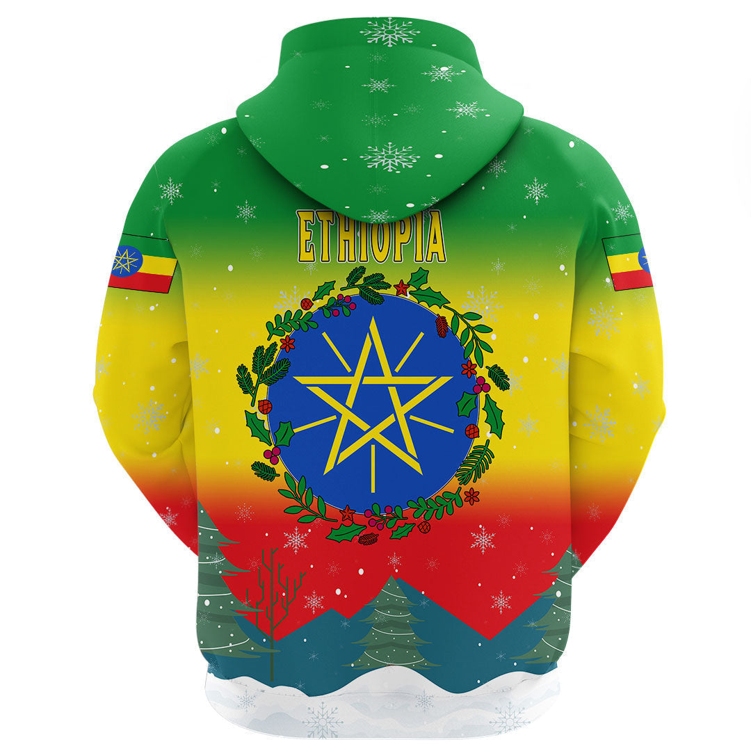 Ethiopia Hoodie Merry Christmas