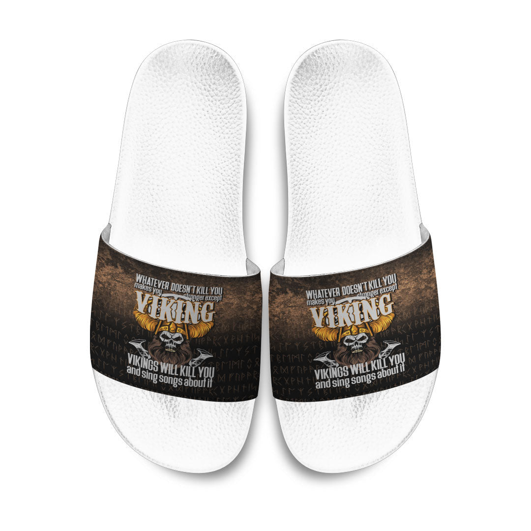 Slide Sandals Vikings Will Kill You Slide Sandals
