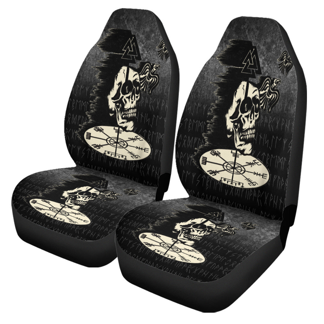 Car Seat Covers Valhallaskullravens Car Seat Covers