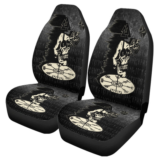 Car Seat Covers Valhallaskullravens Car Seat Covers