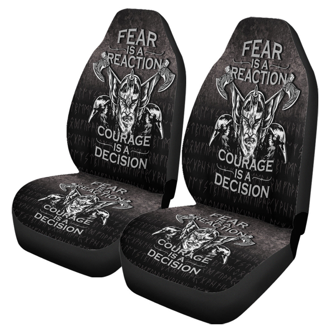 Car Seat Covers Fear Is A Reaction Courage Is A Decision Car Seat Covers