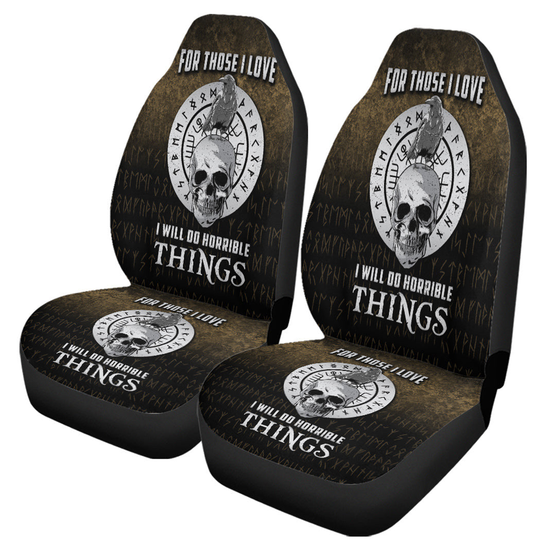 Car Seat Covers For Those I Love I Will Do Horrible Things 2 Car Seat Covers