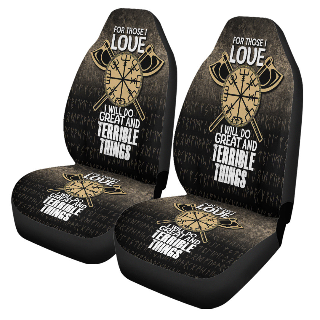 Car Seat Covers For Those I Love I Will Do Great And Terrible Things Car Seat Covers