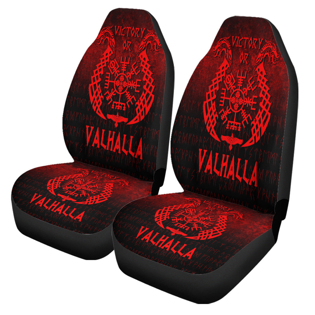 Car Seat Covers Victory Or Valhalla Red Version Car Seat Covers