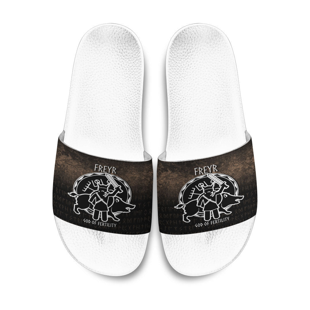 Slide Sandals Freyr God Of Fertility Slide Sandals