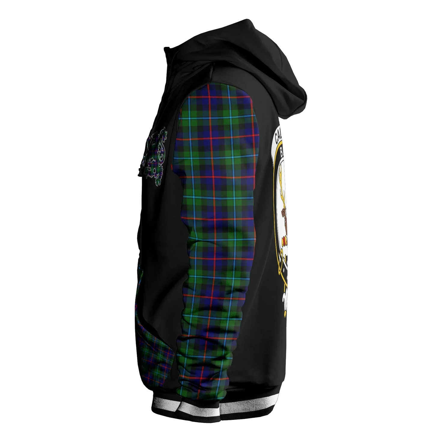 Printivon Calder Calder Campbell Tartan All Over Print Hoodie