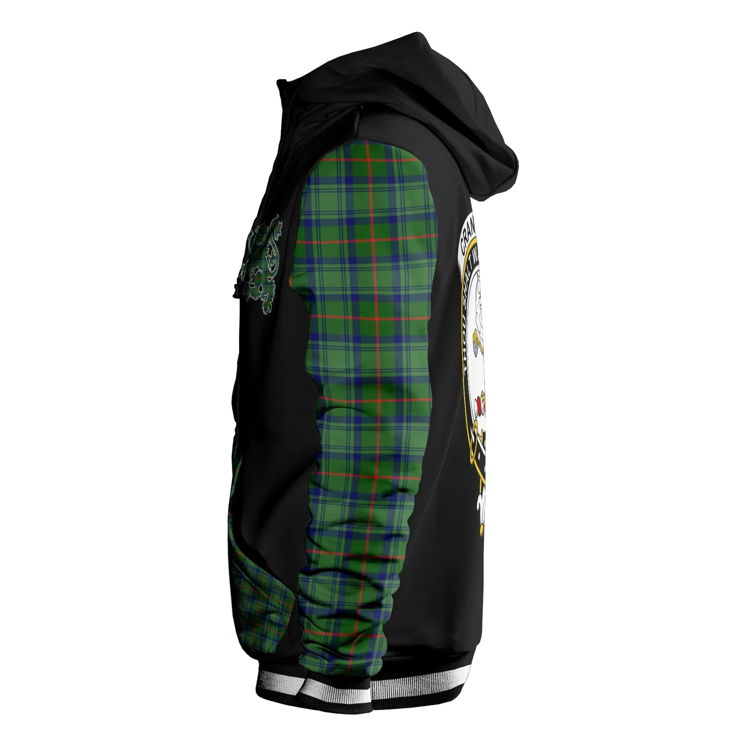 Printivon Cranstoun Tartan All Over Print Hoodie