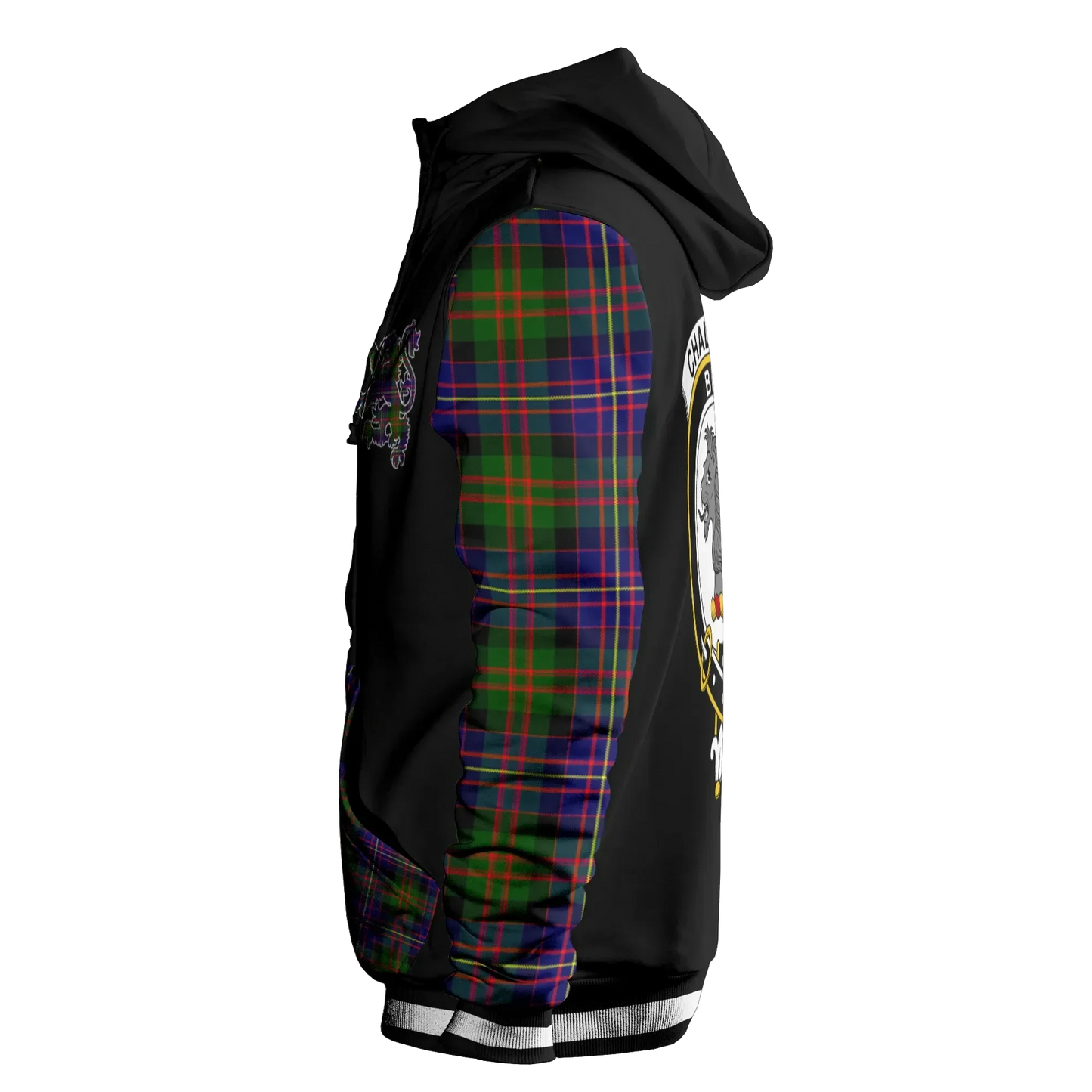 Printivon Chalmers Tartan All Over Print Hoodie