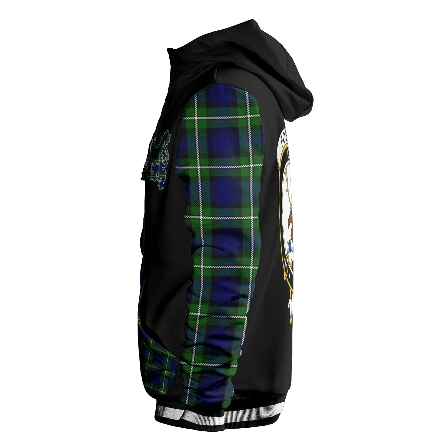 Printivon Forbes Tartan All Over Print Hoodie