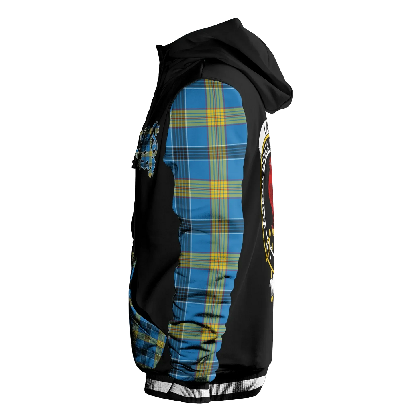 Printivon Laing Tartan All Over Print Hoodie