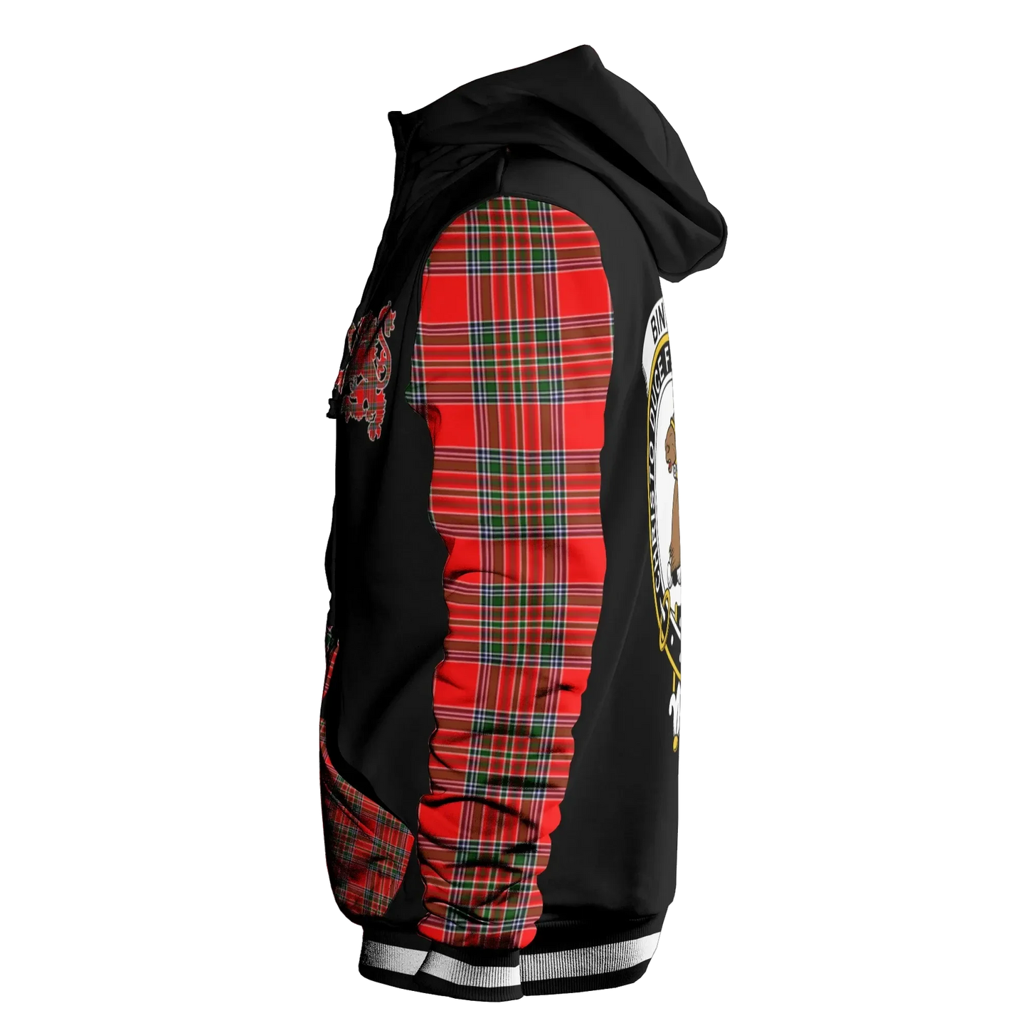 Printivon Binning Of Wallifoord Tartan All Over Print Hoodie