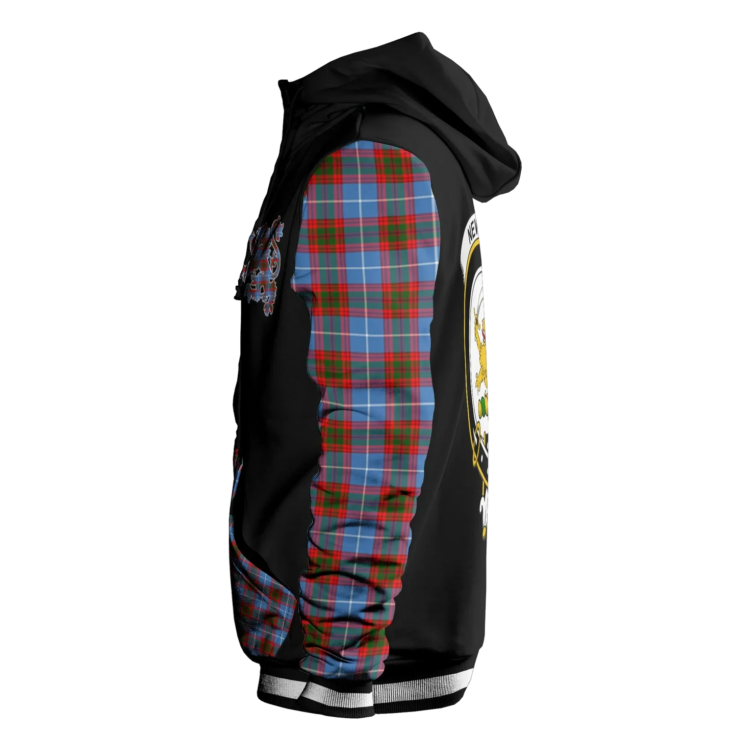 Printivon Newton Tartan All Over Print Hoodie