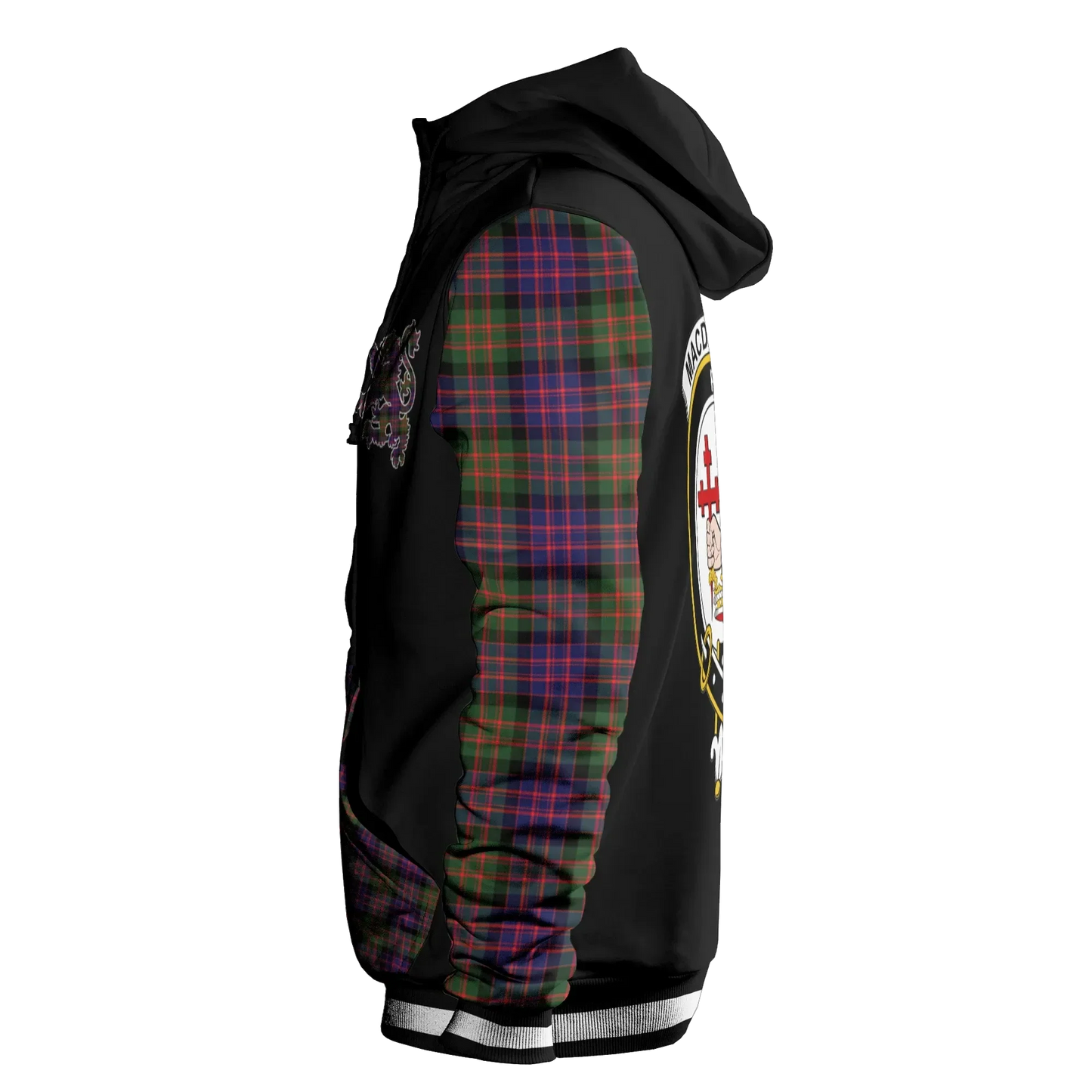 Printivon Macdonald Clan Donald Tartan All Over Print Hoodie