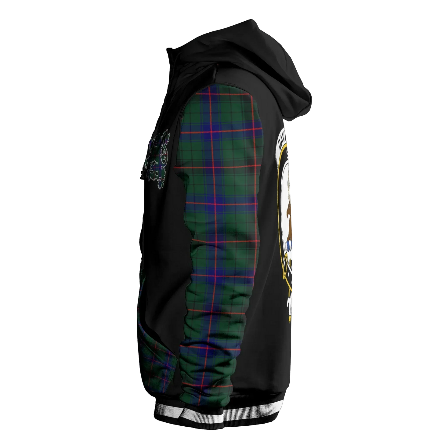 Printivon Davidson Tartan All Over Print Hoodie