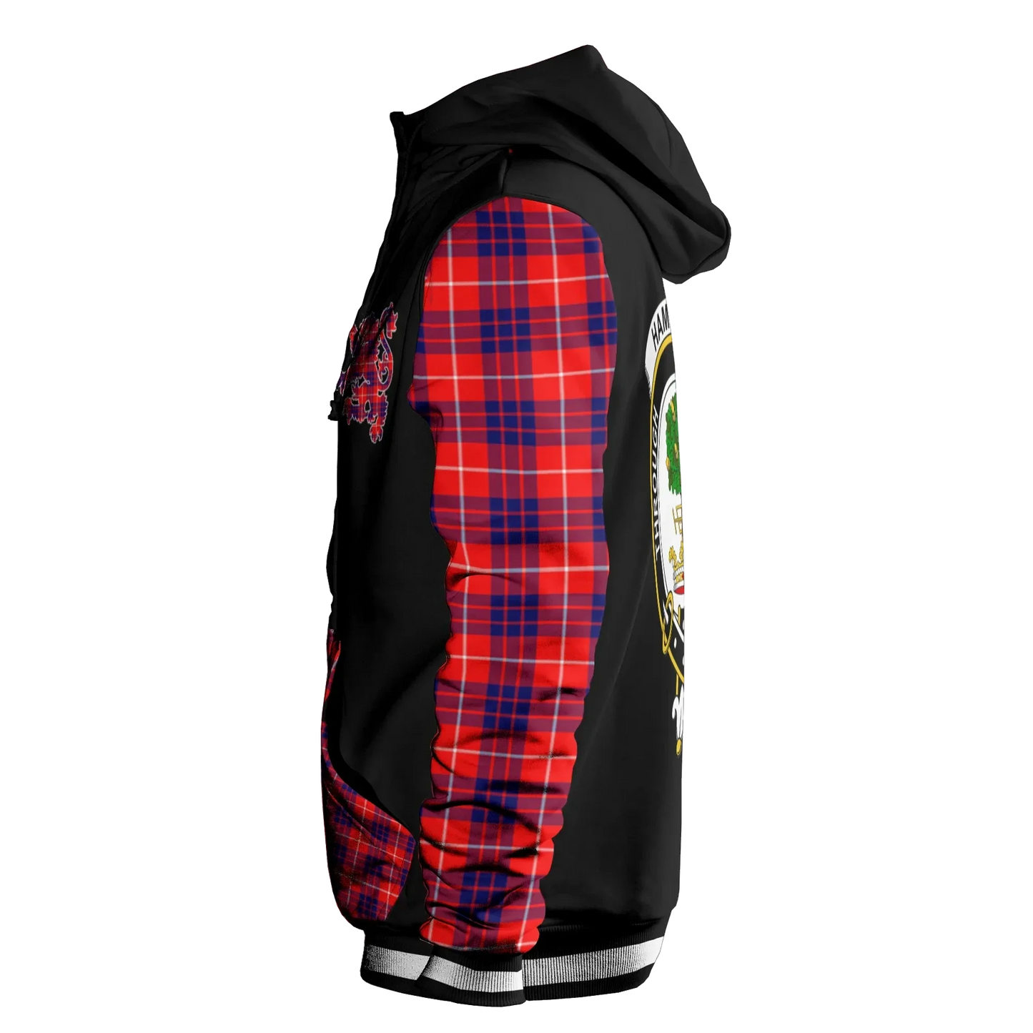 Printivon Hamilton Tartan All Over Print Hoodie