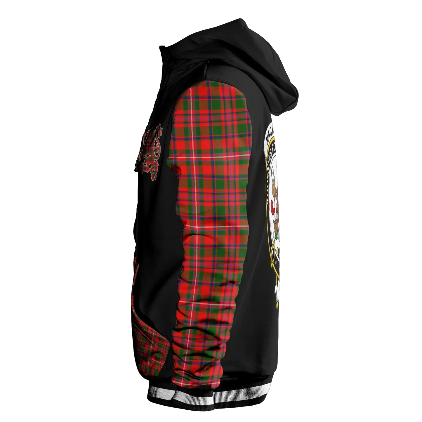 Printivon Mackinnon Tartan All Over Print Hoodie