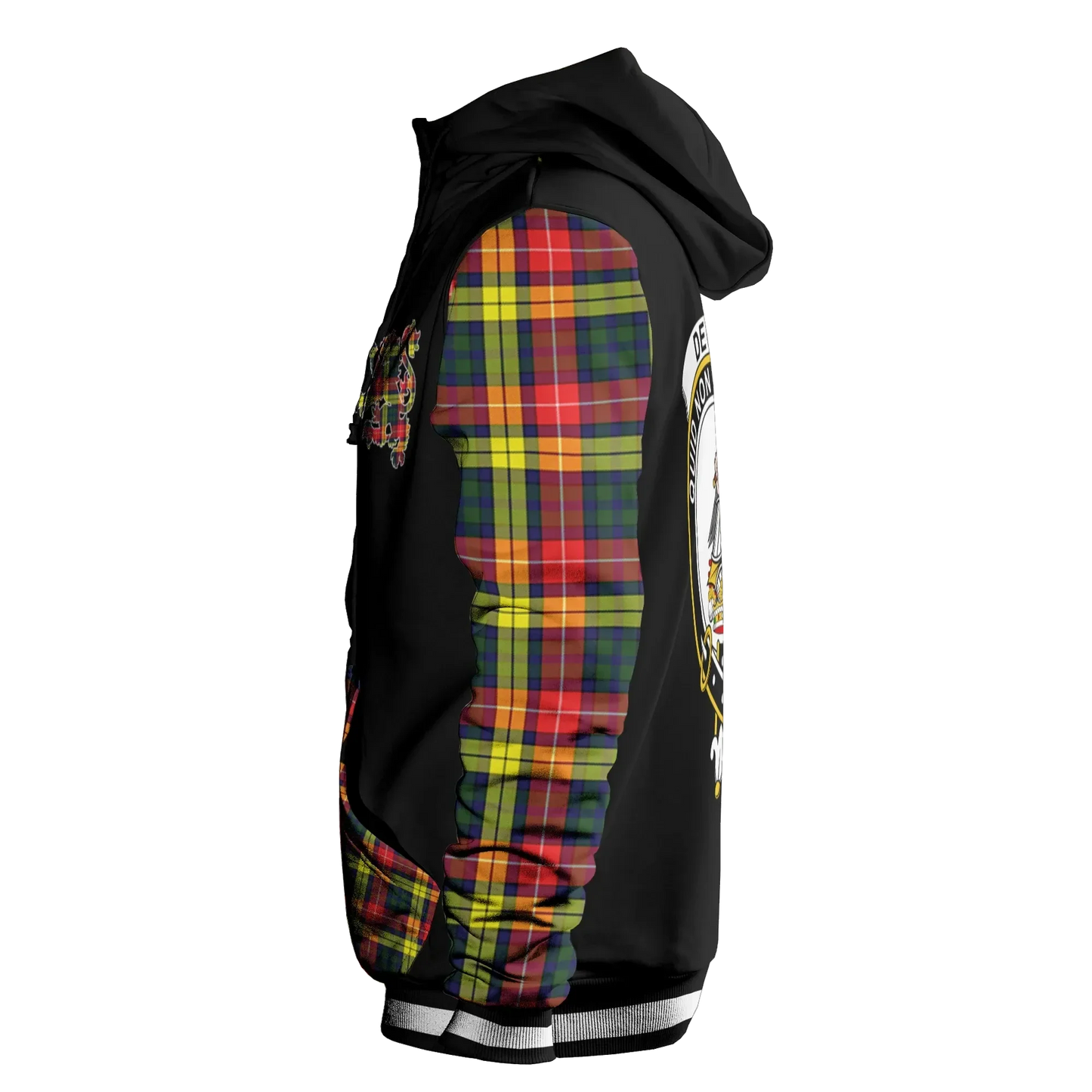 Printivon Dewar Tartan All Over Print Hoodie