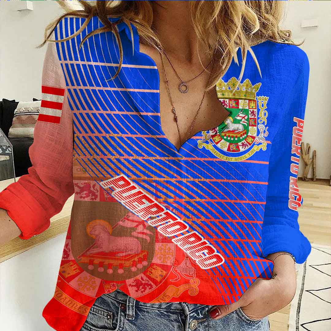 Clothing Puerto Rico Sporty Style Women's Casual Shirt
