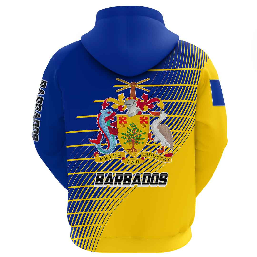 Clothing Barbados Zip Hoodie Sporty Style