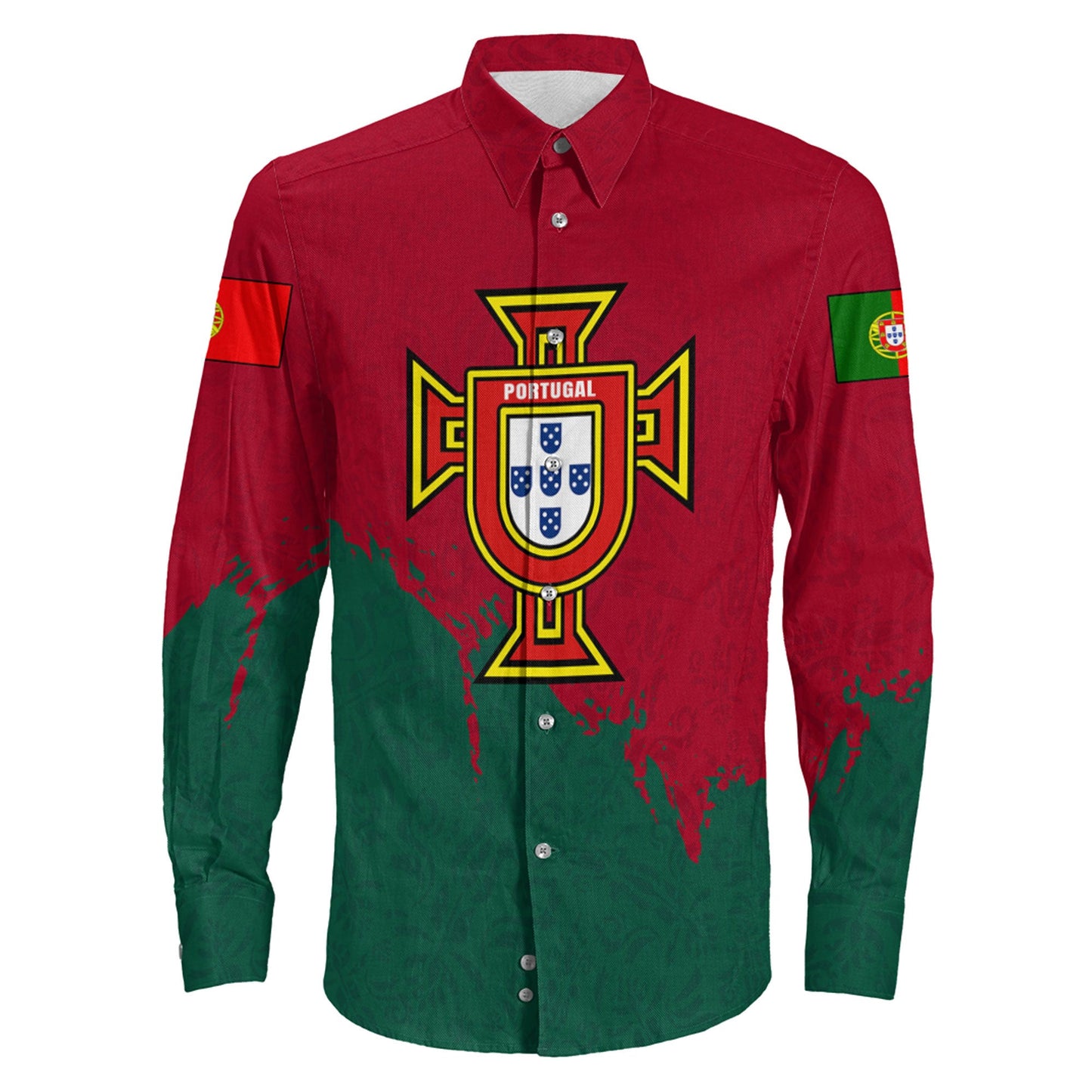 Clothing Portugal Sport Long Sleeve Button Shirt