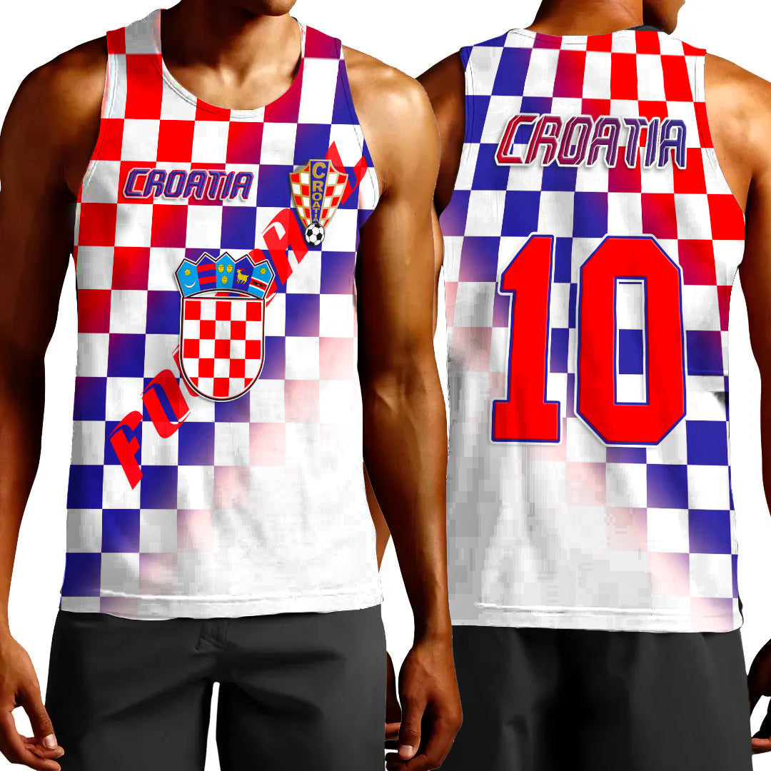 Clothing Croatia Pattern Sport Tank Top