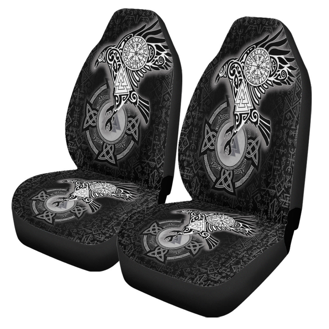 Car Seat Covers Celtic Raven Viking Car Seat Covers