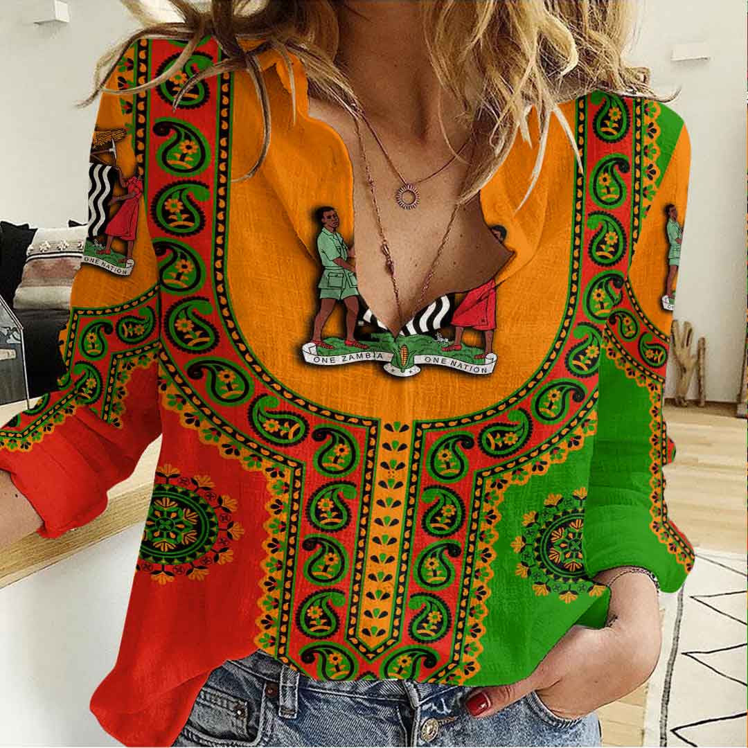 Clothing Ghana Dashiki Women's Casual Shirt
