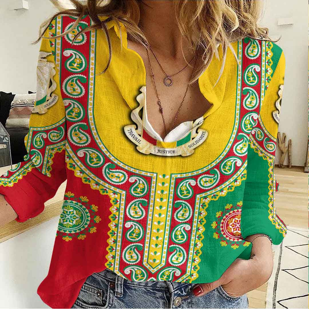 Clothing Guinea Dashiki Women's Casual Shirt