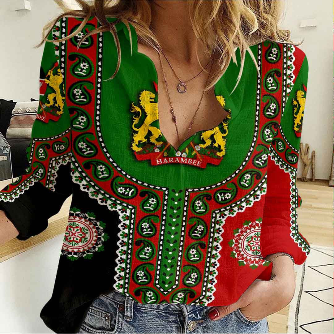 Clothing Kenya Dashiki Women's Casual Shirt