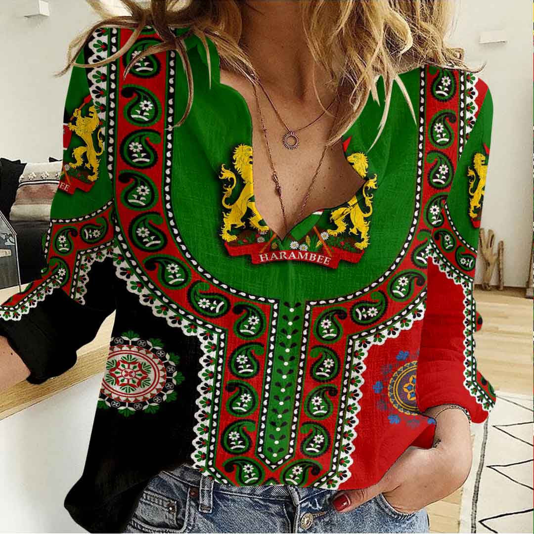 Clothing Zambia Dashiki Women's Casual Shirt