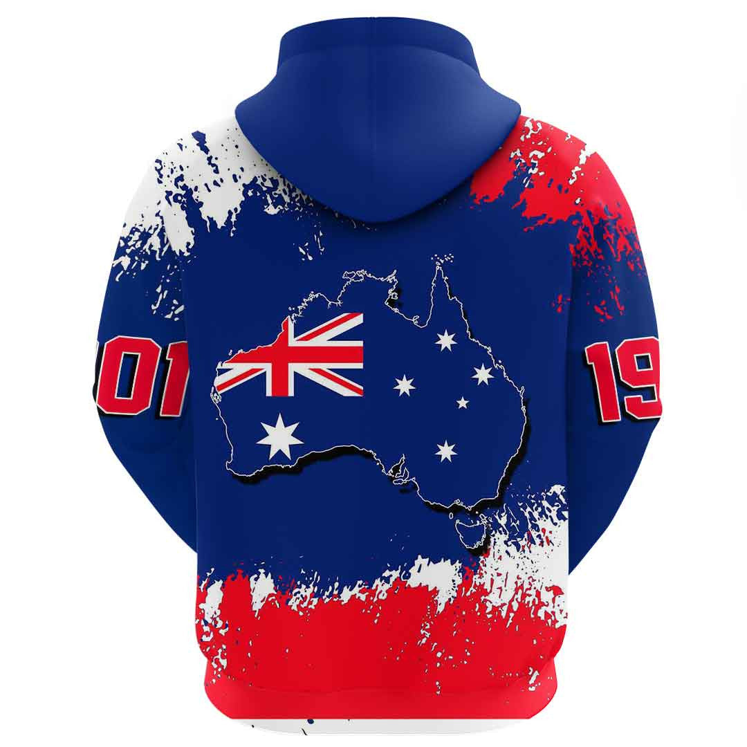 Clothing Australia Founded Brush Style Hoodie