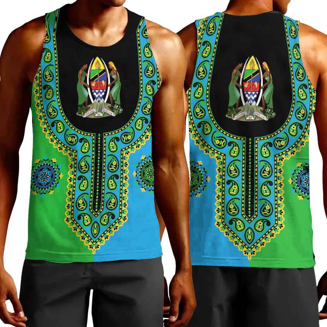 Clothing Tanzania Dashiki Tank Top