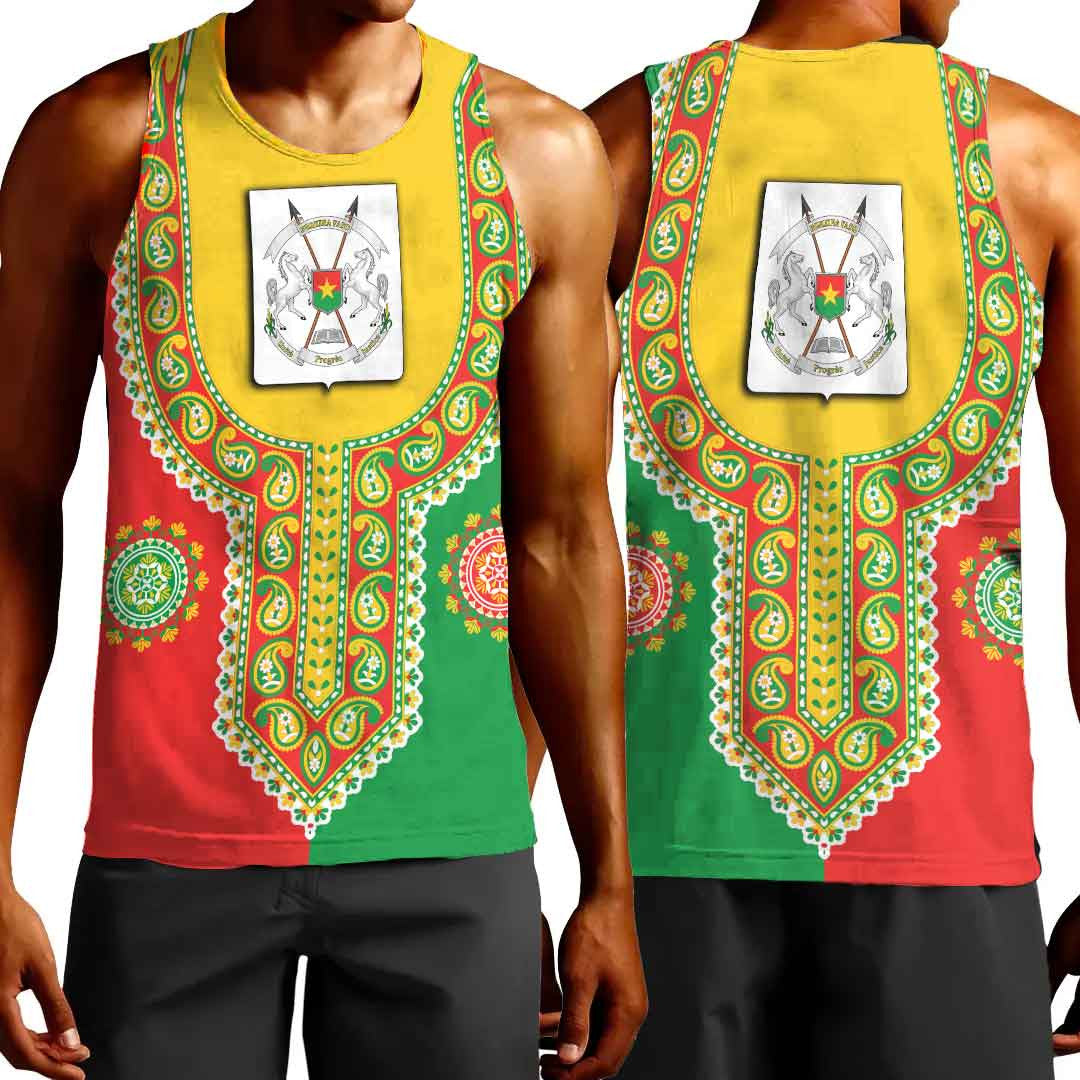 Clothing Burkina Faso Dashiki Tank Top