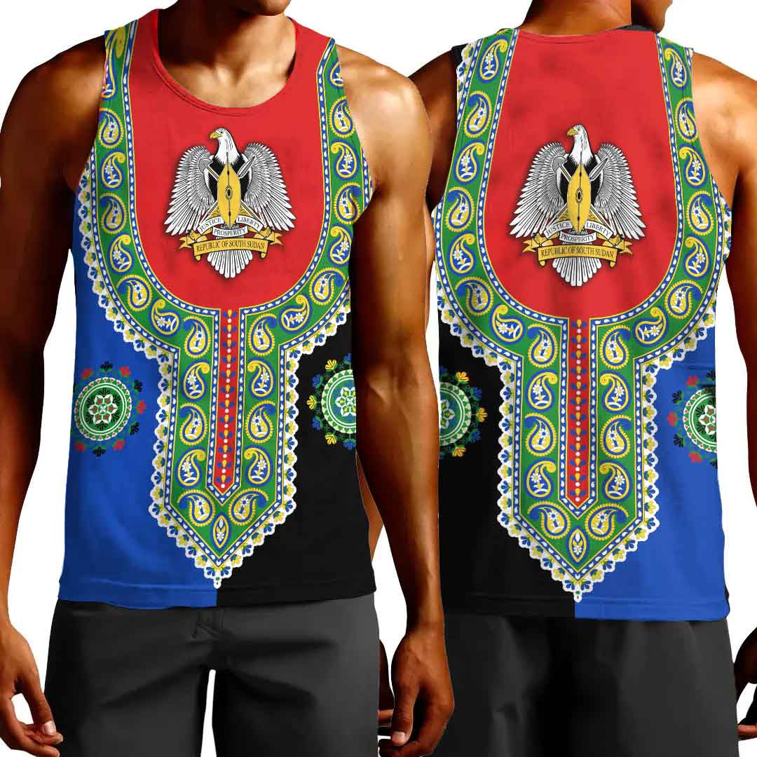 Clothing South Sudan Dashiki Tank Top