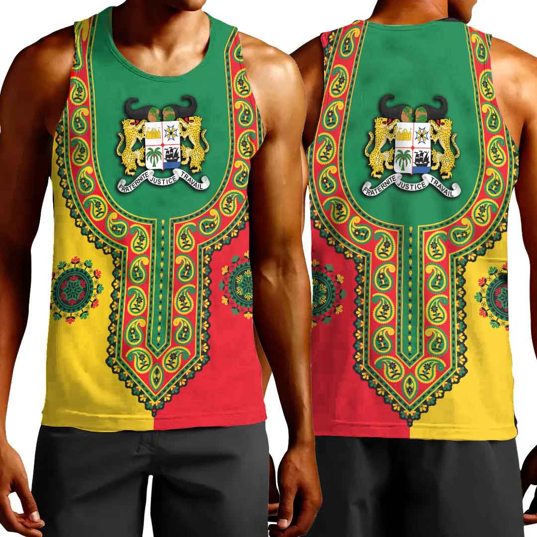 Clothing Benin Dashiki Tank Top
