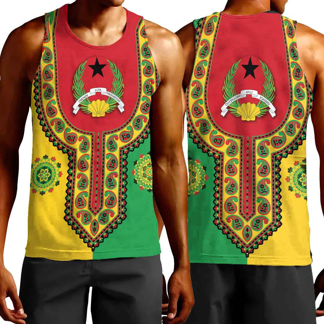 Clothing Guinea Bissau Dashiki Tank Top