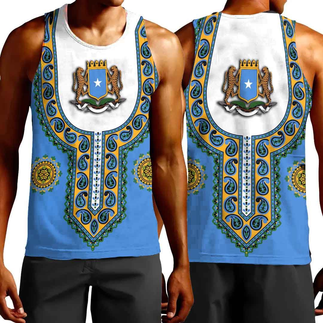 Clothing Somalia Dashiki Tank Top