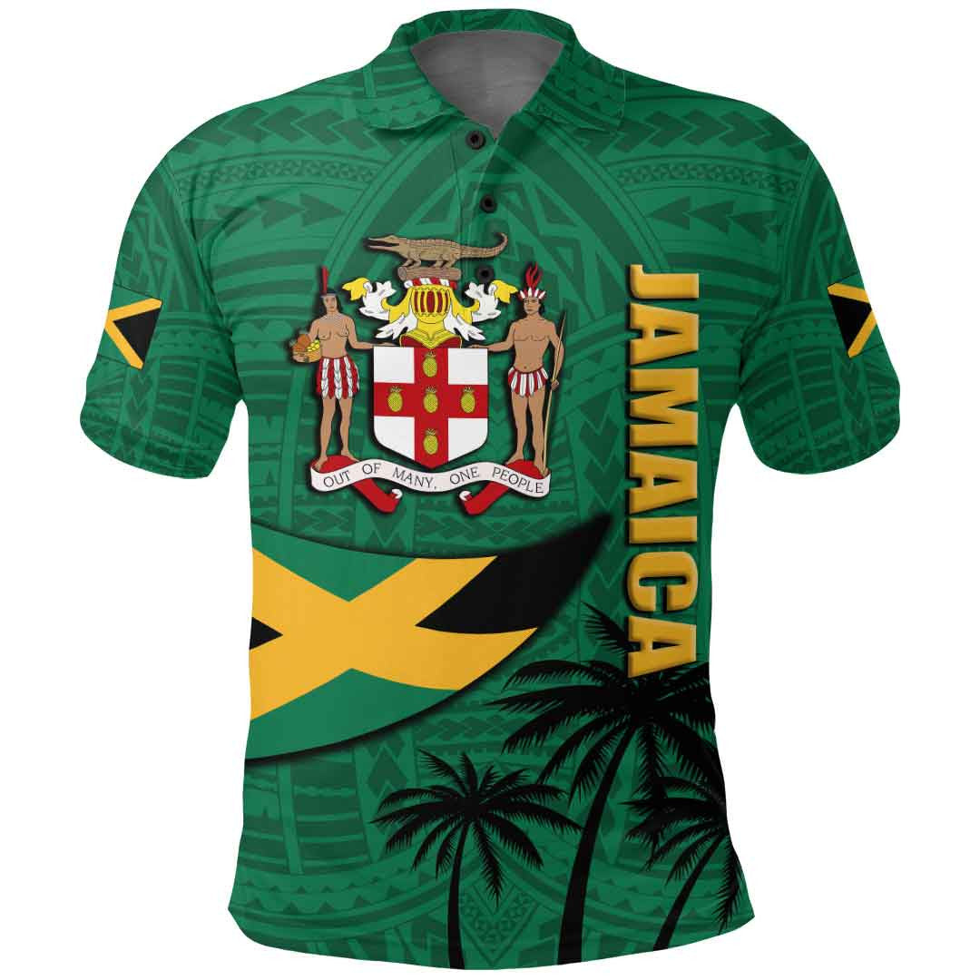 Clothing Jamaica Polynesian Style Polo Shirt