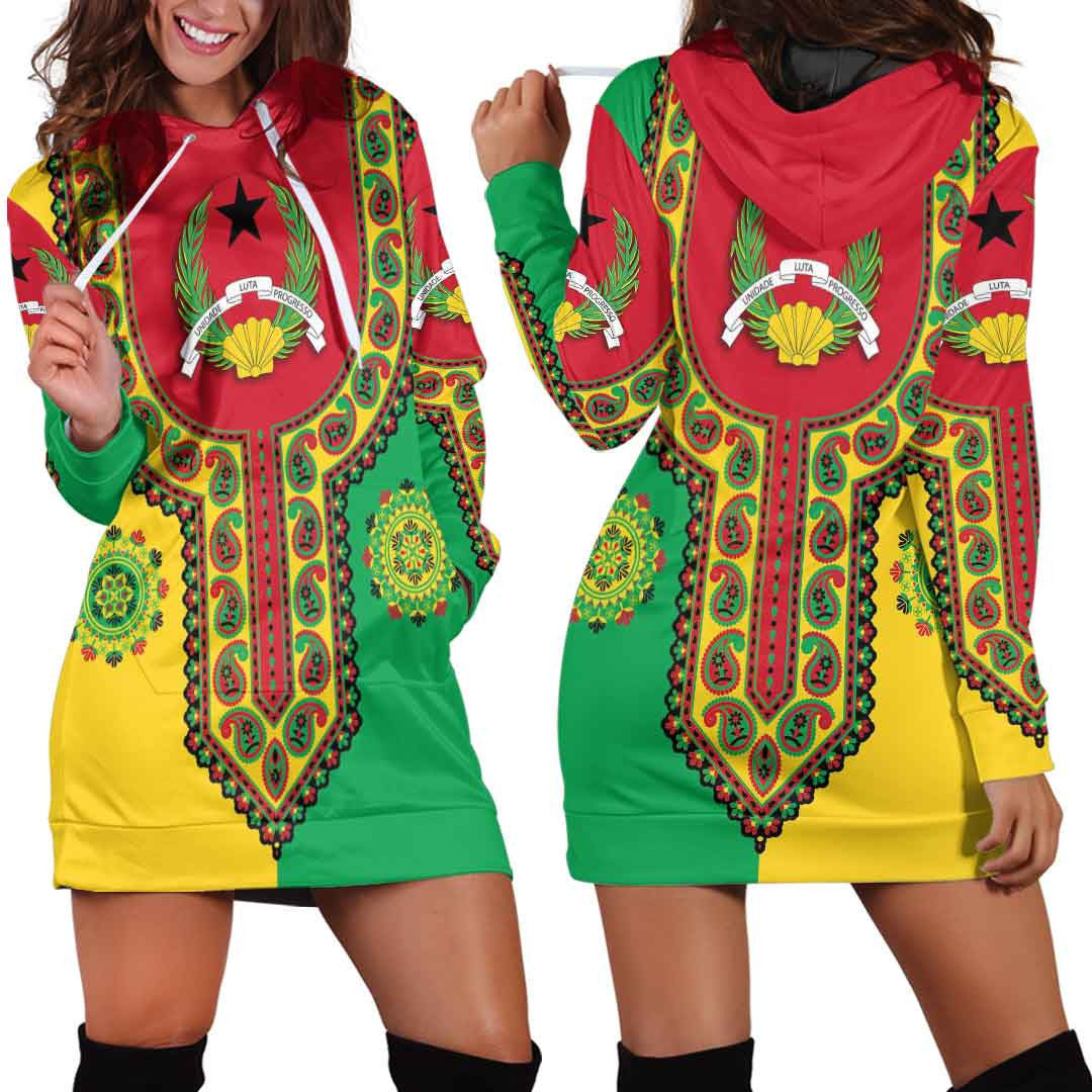 Clothing Guinea Bissau Dashiki Hoodie Dress