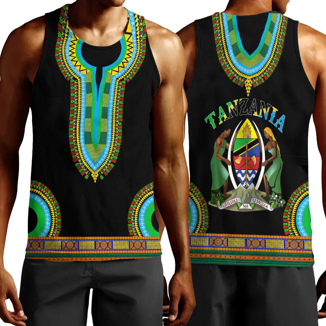 Clothing Tanzania Dashiki Tank Top