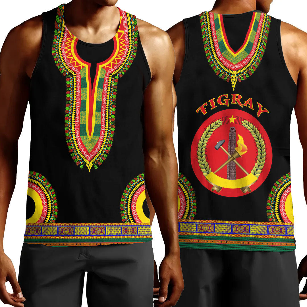 Clothing Tigray Dashiki Tank Top