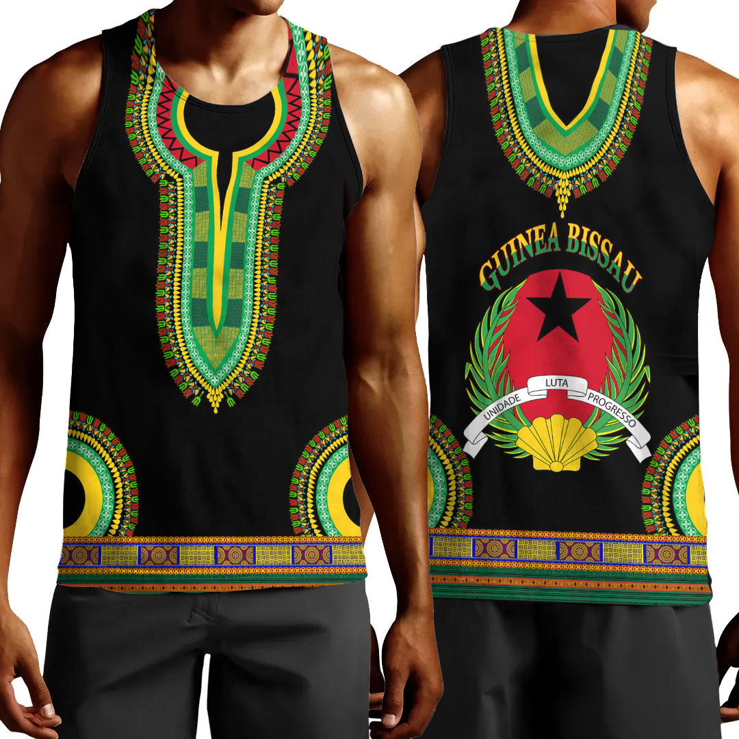 Clothing Guinea Bissau Dashiki Tank Top