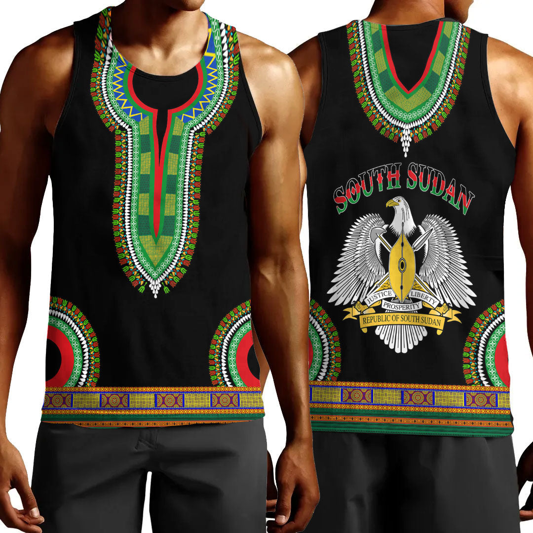 Clothing South Sudan Dashiki Tank Top