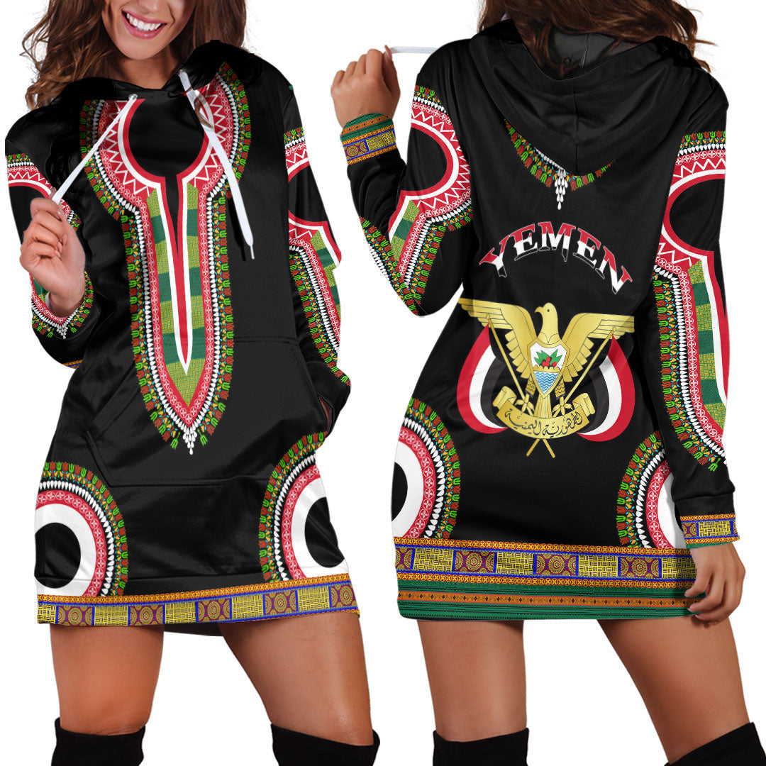 Clothing Yemen Dashiki Hoodie Dress