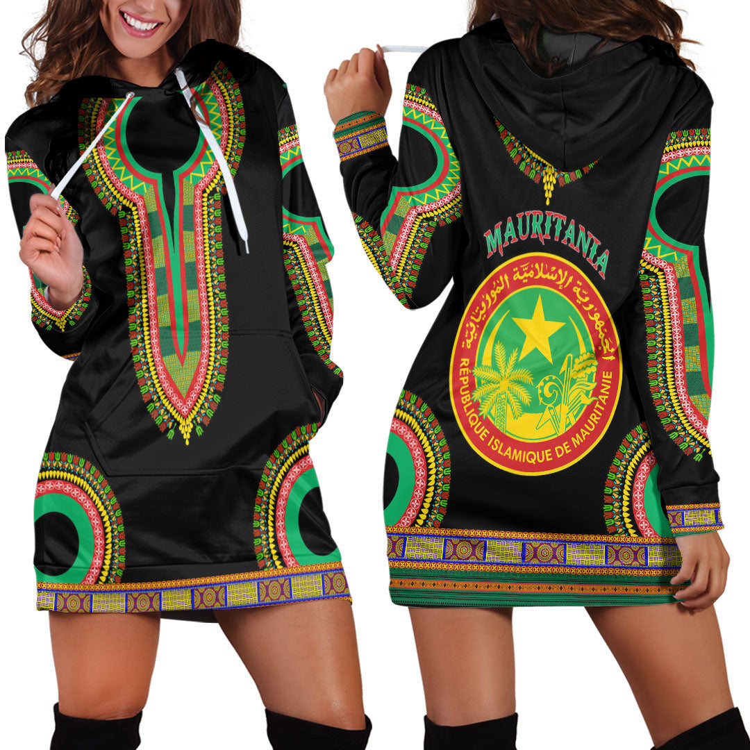 Clothing Mauritania Dashiki Hoodie Dress