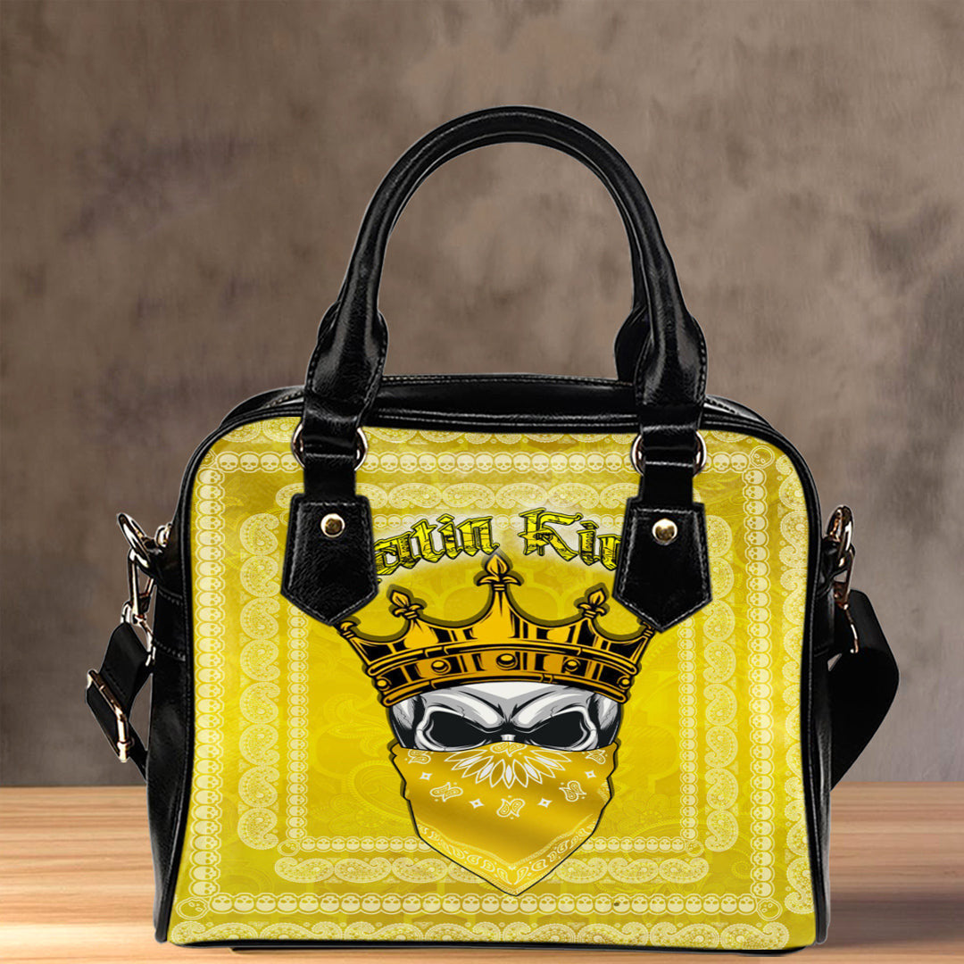 Shoulder Handbag Skull Latin King Shoulder Handbag
