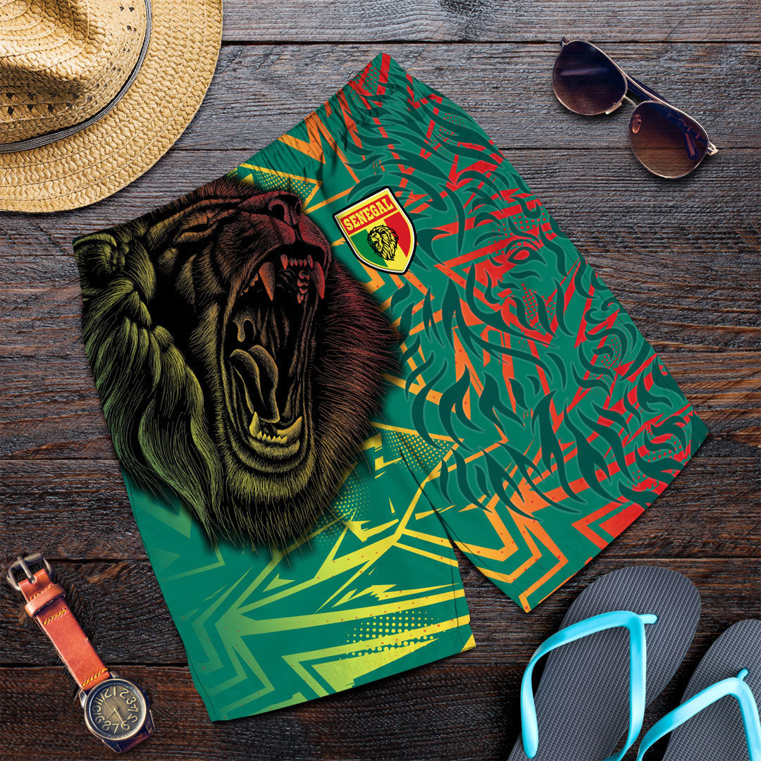 Clothing Senegal Lion Sport Pattern Men's Short