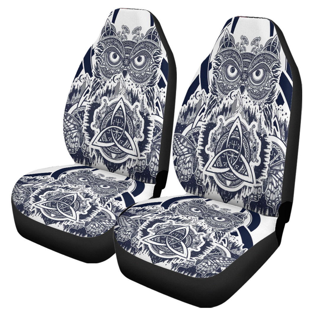 Car Seat Covers Viking Owl Celtic Car Seat Covers